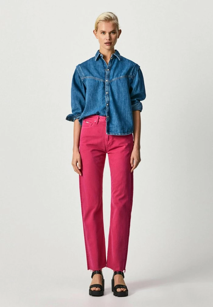 Pepe Jeans ROBYN - Pantalon Classique - Orchid 2 Pepe Jeans ROBYN - Pantalon Classique - Orchid – Image 2