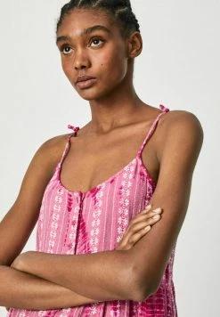 Pepe Jeans PEARL - Robe Longue - Orchid -Pepe Jeans Soldes Magasin 45fe25c83cd5499d953b3473988e9dc3