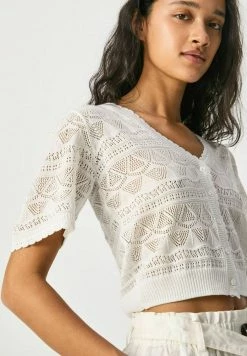 Pepe Jeans PHAYTON - Gilet - White -Pepe Jeans Soldes Magasin 470c771f454142a48eddbeb3f7f2992b