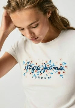 Pepe Jeans BEGO - T-shirt Imprimé - White -Pepe Jeans Soldes Magasin 475614f5c9474b8c952c045f615f2859