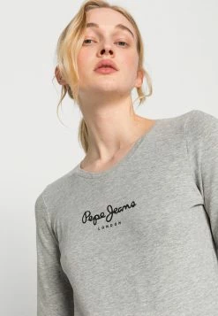 Pepe Jeans NEW VIRGINIA - T-shirt à Manches Longues - Grey -Pepe Jeans Soldes Magasin 4962634d7eed4a4f9f633d39aa568ee3