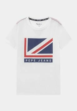 Pepe Jeans CARLTON - T-shirt Imprimé - White