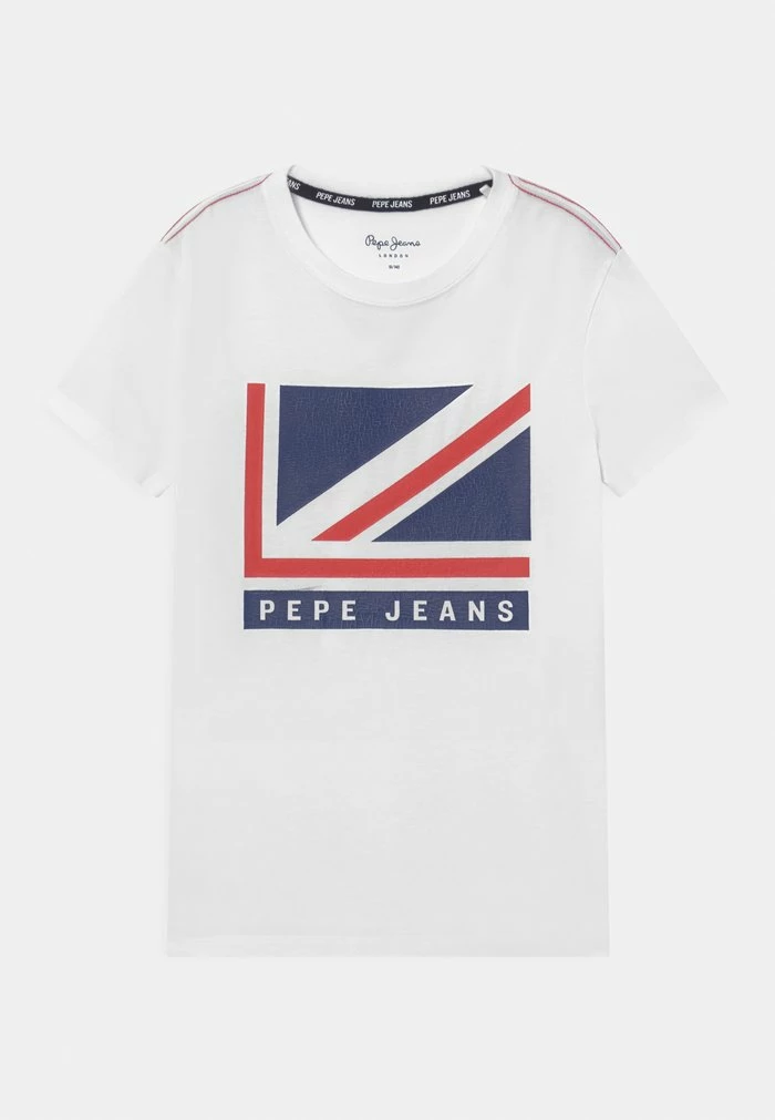Pepe Jeans CARLTON - T-shirt Imprimé - White 1 Pepe Jeans CARLTON - T-shirt Imprimé - White
