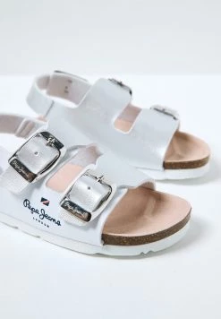 Pepe Jeans BIO CORP - Sandales - Blanco -Pepe Jeans Soldes Magasin 4a3f67a7d8d14726aa8a8e3a34158178