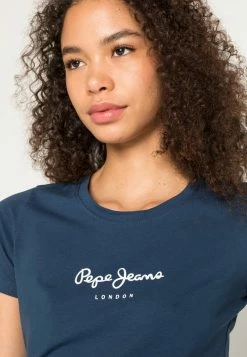 Pepe Jeans NEW VIRGINIA - T-shirt Imprimé - Dark Blue -Pepe Jeans Soldes Magasin 4a7608276edb468386c2399c3cd6d231