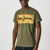 Pepe Jeans CHARING N - T-shirt Imprimé - Dark Green