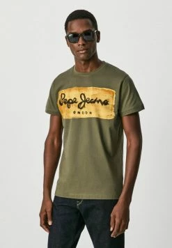 Pepe Jeans CHARING N - T-shirt Imprimé - Dark Green
