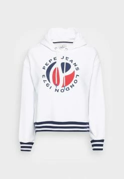 Pepe Jeans CHERIE - Sweat à Capuche - White -Pepe Jeans Soldes Magasin 4aebfb038efb483cb7d37af85ee30372