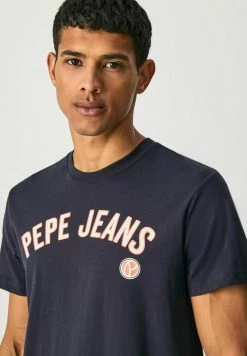 Pepe Jeans ALESSIO - T-shirt Imprimé - Airforce Blue -Pepe Jeans Soldes Magasin 4ba7abe53ce34221b6d4faedb51e18c2