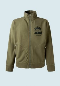 Pepe Jeans JAZZ - Sweat à Capuche Zippé - Green -Pepe Jeans Soldes Magasin 4c0ab0a095184759a1caaad12a4c4393