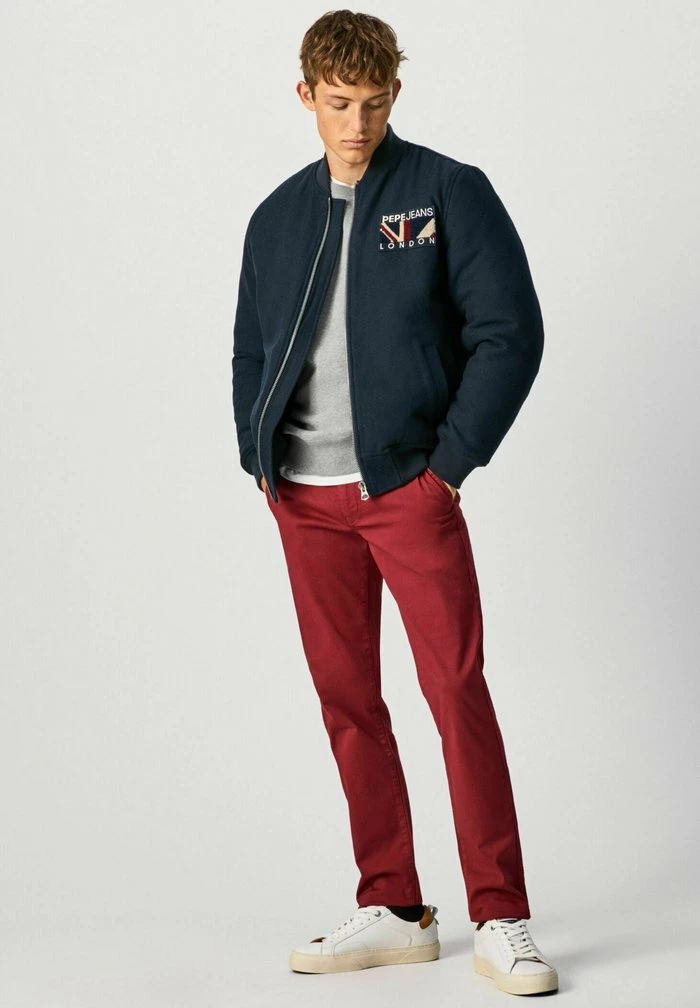 Pepe Jeans CHARLY - Pantalon Classique - Red 2 Pepe Jeans CHARLY - Pantalon Classique - Red – Image 2