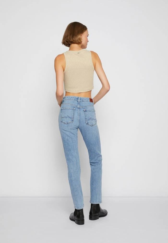 Pepe Jeans MARY FROM US - Jean Droit - Ocean Blue Vintage Wash 3 Pepe Jeans MARY FROM US - Jean Droit - Ocean Blue Vintage Wash – Image 3