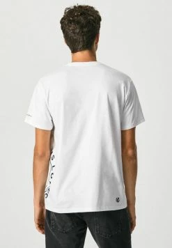 Pepe Jeans ALMANZO - T-shirt Imprimé - Blanco -Pepe Jeans Soldes Magasin 4ffca7d9e049496cbc3aabd015c2582e