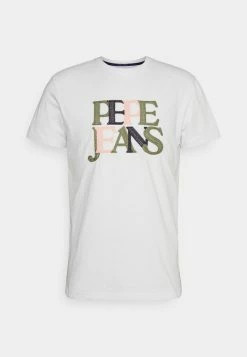 Pepe Jeans ALEX - T-shirt Imprimé - White -Pepe Jeans Soldes Magasin 50228900a1e94c638dfdacb4ebd813db