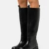 Pepe Jeans ENFIELD LONG - Bottes à Plateau - Black