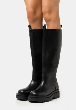 Pepe Jeans ENFIELD LONG - Bottes à Plateau - Black