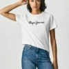Pepe Jeans BABETTE - T-shirt Imprimé - Blanco
