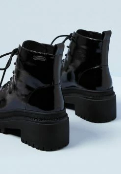 Pepe Jeans ROCK LACES - Bottines à Plateau - Black 13 Pepe Jeans ROCK LACES - Bottines à Plateau - Black -Pepe Jeans Soldes Magasin 54330270e7704add90dfb34f78e3c1fa