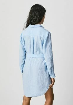 Pepe Jeans MAGDA - Robe Chemise - Azul -Pepe Jeans Soldes Magasin 5650c35ba6424d119a823807e56bf3dd