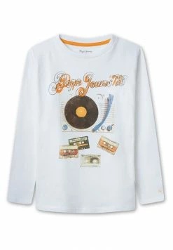 Pepe Jeans ADAN - T-shirt à Manches Longues - Blanco