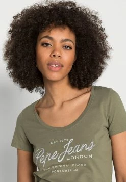 Pepe Jeans BAIA - T-shirt Imprimé - Vineyard Green 9 Pepe Jeans BAIA - T-shirt Imprimé - Vineyard Green -Pepe Jeans Soldes Magasin 59c130a6a0e44612b91d88e0733ea211