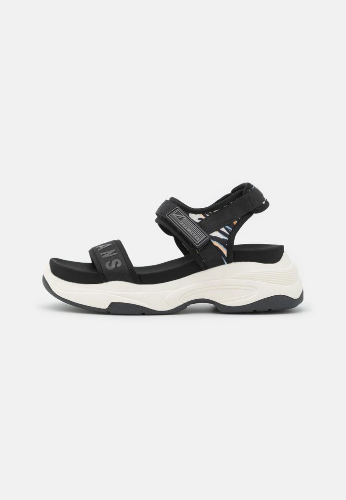 Pepe Jeans GRUB ZEBRA - Sandales à Plateforme - Black 1 Pepe Jeans GRUB ZEBRA - Sandales à Plateforme - Black