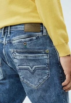 Pepe Jeans SPIKE - Jean Droit - Denim -Pepe Jeans Soldes Magasin 5ac48b0ea5a64cb7a70bbc99e6d1facc