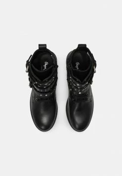Pepe Jeans ORSETT ROCK - Bottines à Lacets - Black -Pepe Jeans Soldes Magasin 5b2d8e185be146828b760e306f525f4c