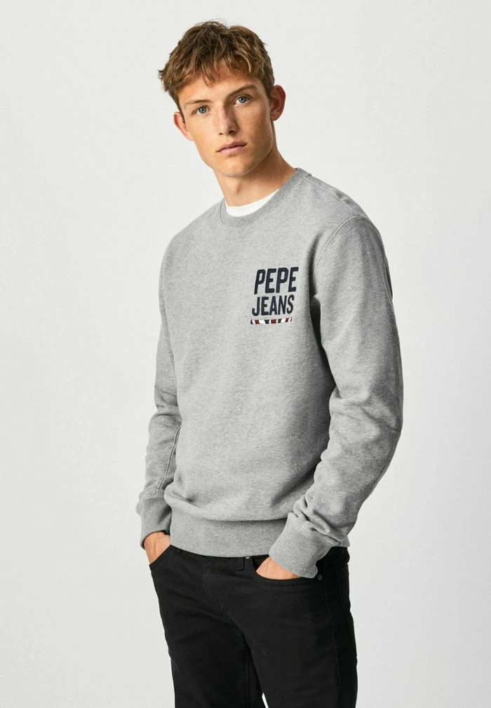 Pepe Jeans EDISON - Sweatshirt - Gris Marl 1 Pepe Jeans EDISON - Sweatshirt - Gris Marl