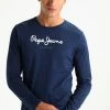 Pepe Jeans T-shirt à Manches Longues - Navy
