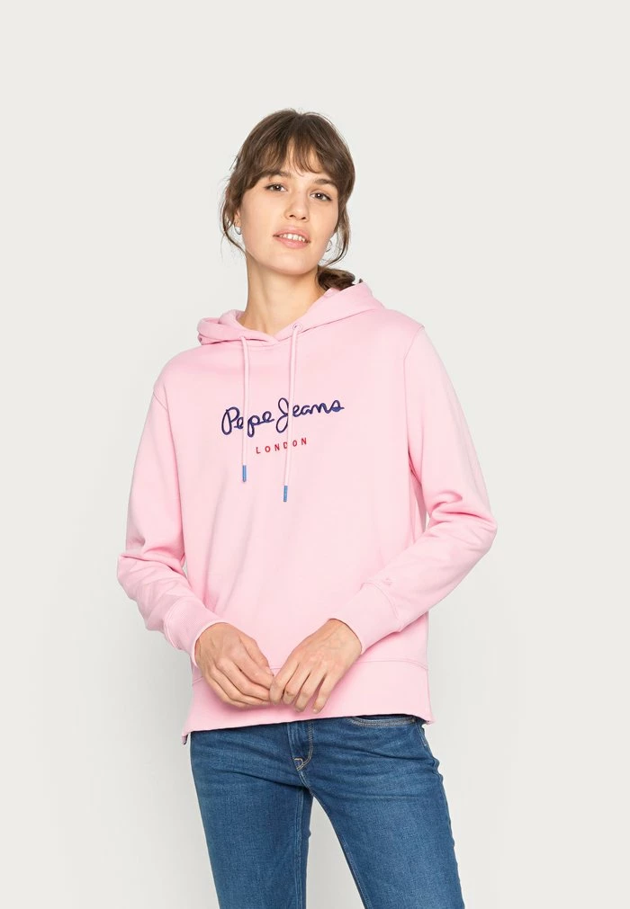 Pepe Jeans CALISTA HOODIE - Sweatshirt - Washed Pink 1 Pepe Jeans CALISTA HOODIE - Sweatshirt - Washed Pink