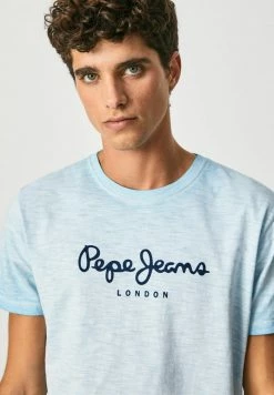 Pepe Jeans T-shirt Imprimé - Dazed Blue -Pepe Jeans Soldes Magasin 5e6a125914c746b5b35b1873aa271a9f