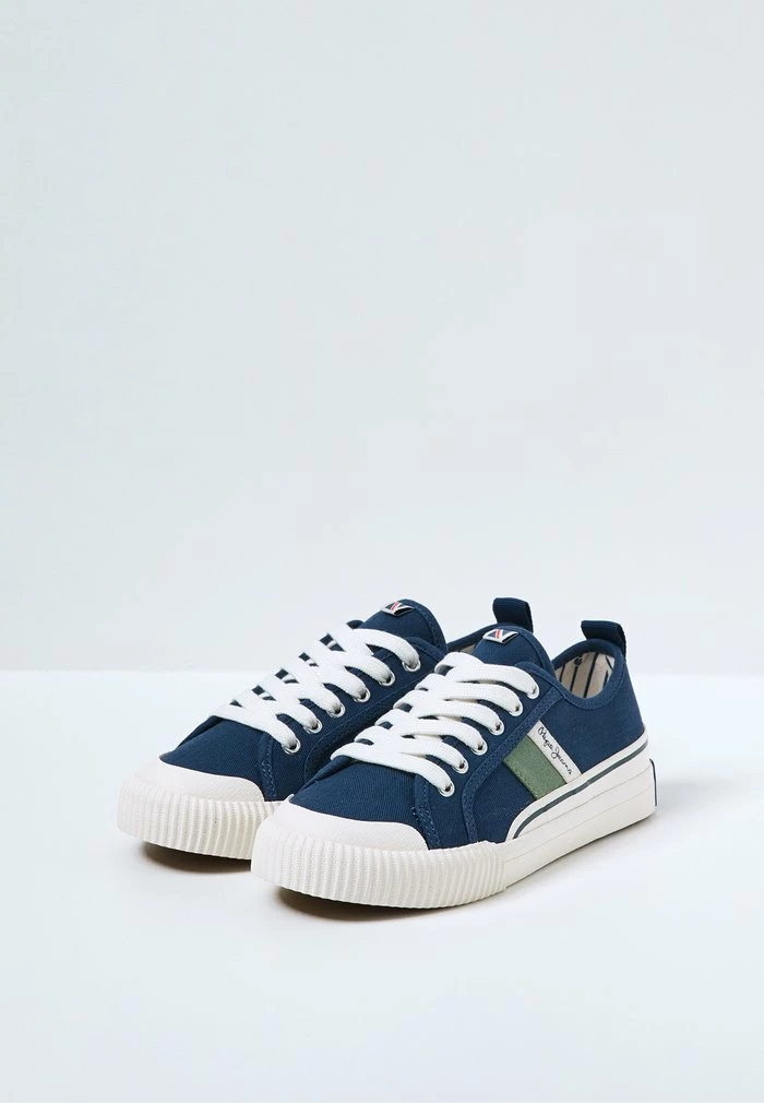 Pepe Jeans OTTIS COMBI - Baskets Basses - Azul Marino 2 Pepe Jeans OTTIS COMBI - Baskets Basses - Azul Marino – Image 2