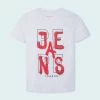 Pepe Jeans CIRO - T-shirt Imprimé - Blanco