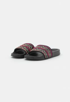 Pepe Jeans SLIDER COLORS - Mules - Black -Pepe Jeans Soldes Magasin 624cb47712cc4df3b938b2d829aa02f6