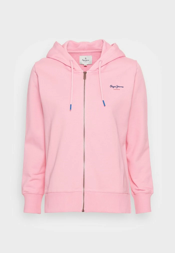 Pepe Jeans CALISTA ZIPPER - Sweat à Capuche Zippé - Washed Pink 4 Pepe Jeans CALISTA ZIPPER - Sweat à Capuche Zippé - Washed Pink – Image 4