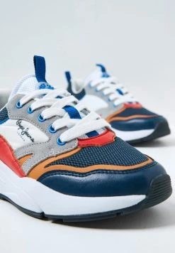 Pepe Jeans ARROW LAYERS - Baskets Basses - Azul Marino -Pepe Jeans Soldes Magasin 62a2c6f0996645f2a8a7eb38fab8ec20