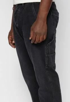 Pepe Jeans ADAMS - Jean Droit - Black Denim -Pepe Jeans Soldes Magasin 62f06a31c8ac4f50a4c54c6bd519ab3f