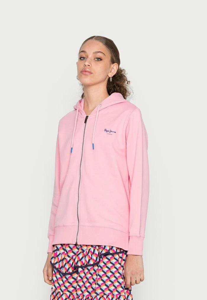 Pepe Jeans CALISTA ZIPPER - Sweat à Capuche Zippé - Washed Pink 1 Pepe Jeans CALISTA ZIPPER - Sweat à Capuche Zippé - Washed Pink
