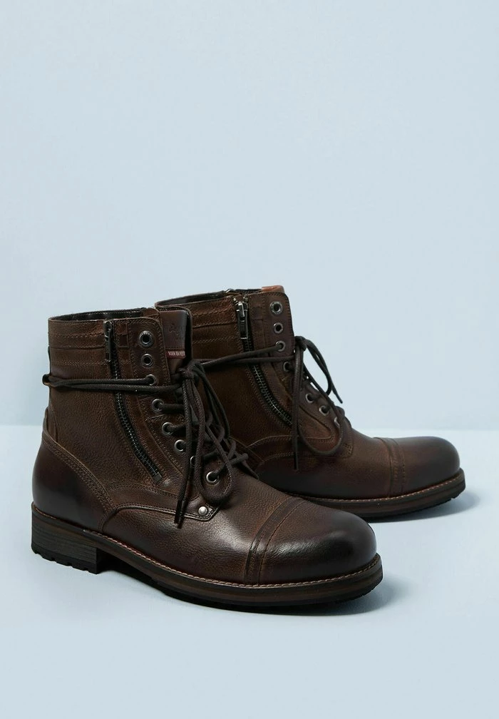 Pepe Jeans MELTING HIGH - Bottines à Lacets - Marrón 4 Pepe Jeans MELTING HIGH - Bottines à Lacets - Marrón – Image 4