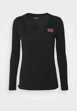 Pepe Jeans BLEU - T-shirt à Manches Longues - Black -Pepe Jeans Soldes Magasin 64bac677fcc64d8099d3be6ae6be9841