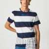 Pepe Jeans AEDAN - T-shirt Imprimé - Nachtblau