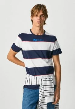 Pepe Jeans AEDAN - T-shirt Imprimé - Nachtblau