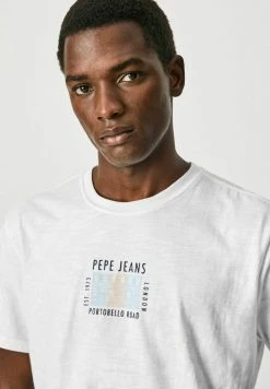 Pepe Jeans AZZO - T-shirt Imprimé - Blanco -Pepe Jeans Soldes Magasin 66439e1c58ec44d588b38ec0128d5d13