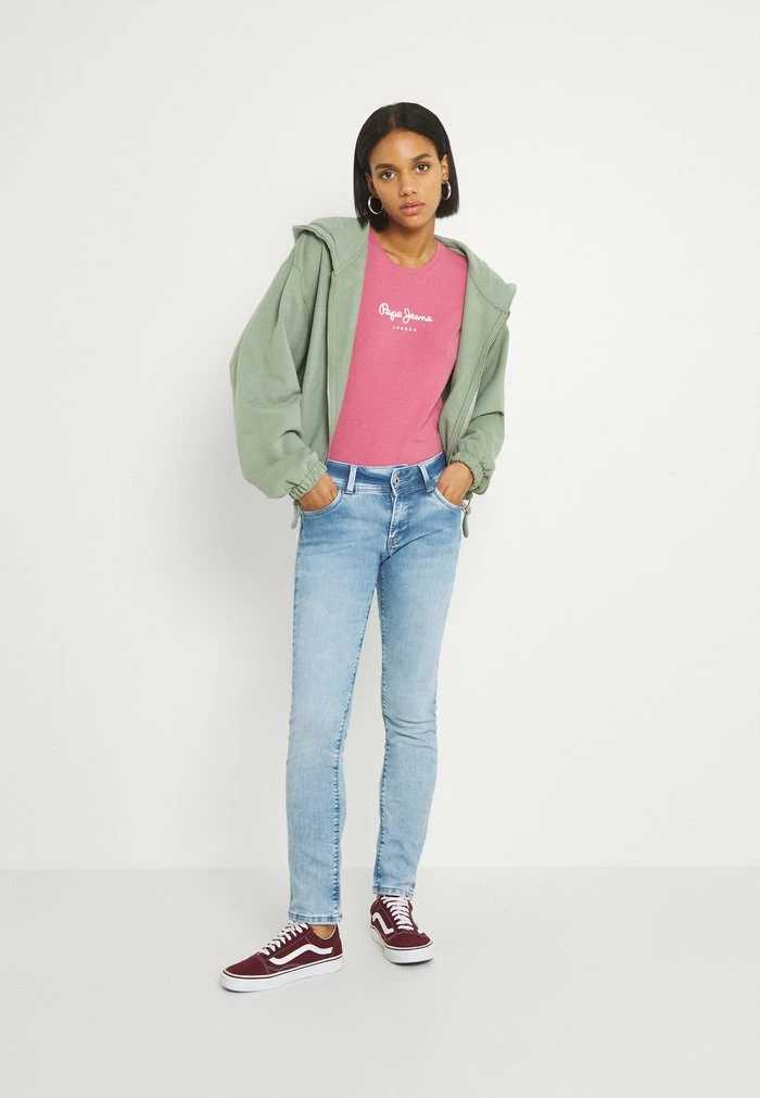 Pepe Jeans NEW VIRGINIA - T-shirt à Manches Longues - Washed Berry 2 Pepe Jeans NEW VIRGINIA - T-shirt à Manches Longues - Washed Berry – Image 2