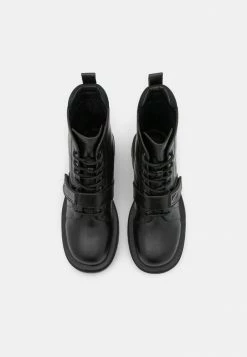 Pepe Jeans ENFIELD FLAG - Bottines à Plateau - Black -Pepe Jeans Soldes Magasin 68e731703b464b26afc9b9cbcf58ea40