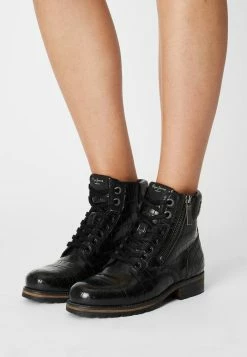 Pepe Jeans MELTING PADDY - Bottines à Lacets - Black
