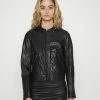 Pepe Jeans FLAWN - Veste En Cuir - Black