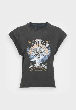 Pepe Jeans CAROLINE - T-shirt Imprimé - Washed Black 8 Pepe Jeans CAROLINE - T-shirt Imprimé - Washed Black -Pepe Jeans Soldes Magasin 6c20c0f734ba4637b6a21927b900aafb