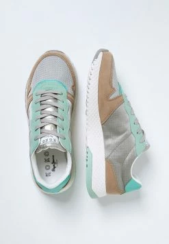 Pepe Jeans KOKO - Baskets Basses - Platinum -Pepe Jeans Soldes Magasin 6c362eecdfe14937ac07f5458009cd5f